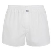 Jockey Woven Poplin Boxer Shorts Hvit bomull Medium Herre