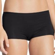 Calida Truser Natural Comfort Panty Svart bomull Small Dame