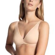 Calida BH Natural Comfort Soft Bra Beige bomull C 75 Dame