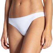 Calida Truser Natural Comfort Thong Hvit bomull Small Dame