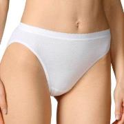 Calida Truser Slip/Hosen Minislip White Hvit bomull Medium Dame