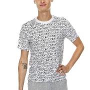 Calvin Klein Compact Flex SS Crew Neck Hvit bomull X-Large Herre