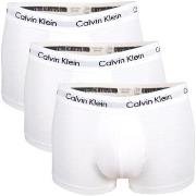 Calvin Klein 3P Cotton Stretch Low Rise Trunks Hvit bomull Medium Herr...