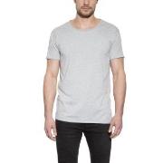 Bread and Boxers Crew Neck Relaxed Grå økologisk bomull Medium Herre