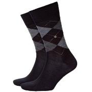 Burlington Strømper Edinburgh Wool Sock Svart Str 40/46 Herre