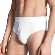 Calida Cotton 1 Herr Midi Gylf 23112 Hvit bomull X-Large Herre