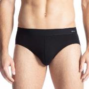 Calida Cotton Code Brief Svart bomull Medium Herre