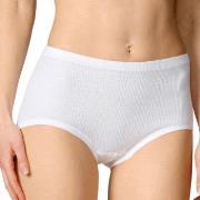 Calida Truser Cotton Midi Brief Hvit bomull 38 Dame