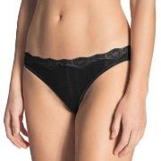 Calida Truser Etude Toujours Low Cut Brief Svart bomull Small Dame