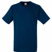 Fruit of the Loom Heavy Cotton T Marine bomull X-Large Herre