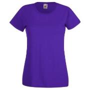 Fruit of the Loom Lady-Fit Valueweight T Lilla bomull Large Dame