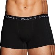 Gant 3P Essential Basic CS Trunks Svart bomull Small Herre