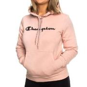 Champion Classics Women Hooded Sweatshirt Gammelrosa Small Dame
