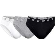 CR7 Cristiano Ronaldo 3P Basic Brief Svart/Hvit bomull Small Herre