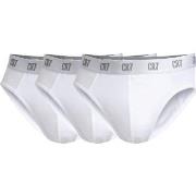 CR7 Cristiano Ronaldo 3P Basic Brief Hvit bomull Small Herre