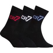 CR7 Cristiano Ronaldo Strømper 3P Boys Socks Svart Strl 35/39