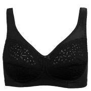 Damella BH Classic Soft Lace Bra Svart B 80 Dame