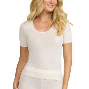 Damella Wool And Silk T-Shirt Vanilje ull 44 Dame