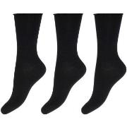 Decoy Strømper 3P Bamboo Socks Svart Strl 37/41 Dame