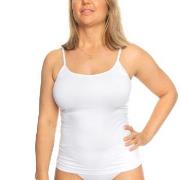 Decoy Top Narrow Straps Hvit polyamid Small Dame