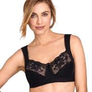 Miss Mary Lovely Lace Soft Bra BH Svart D 85 Dame