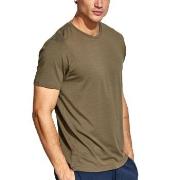 Panos Emporio Base Bamboo Tee Oliven X-Large Herre