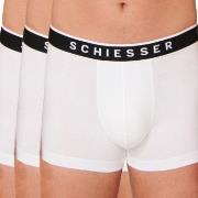 Schiesser 3P 95-5 Organic Cotton Rio Boxer Hvit Small Herre