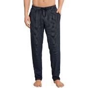 Schiesser Mix and Relax Jersey Lounge Pants Blå Mønster bomull XX-Larg...