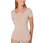 Schiesser Personal Fit Crew Neck Beige XX-Large Dame