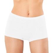 Sloggi Truser Basic Short Hvit bomull 38 Dame