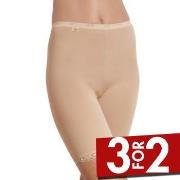 Sloggi Truser Dam Basic Long Beige bomull 44 Dame