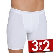 Sloggi For Men Basic Long Hvit bomull Large Herre