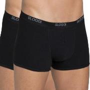 Sloggi 2P For Men Basic Short Svart bomull X-Large Herre