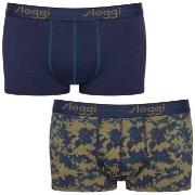 Sloggi 2P For Men Start Hip Marine mønster bomull X-Large Herre