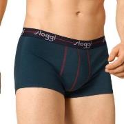 Sloggi 2P For Men Start Hip Blå/Grønn bomull Large Herre