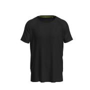 Stedman Active 140 Raglan For Men Svart polyester Large Herre