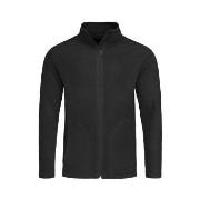 Stedman Active Fleece Jacket For Men Svart polyester Small Herre