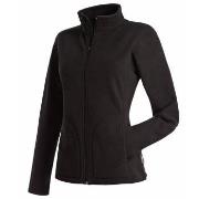 Stedman Active Fleece Jacket For Women Svart polyester Large Dame