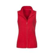 Stedman Active Fleece Vest For Women Rød polyester Small Dame