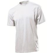 Stedman Classic Men T-shirt Hvit bomull X-Large Herre