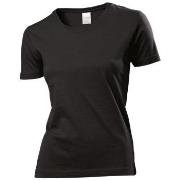 Stedman Classic Women T-shirt Svart bomull XX-Large Dame