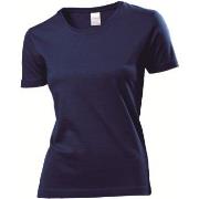 Stedman Classic Women T-shirt Marine bomull XX-Large Dame