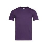 Stedman Classic-T Fitted For Men Mørkelilla bomull Small Herre