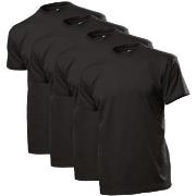 Stedman 4P Comfort Men T-shirt Svart bomull XX-Large Herre