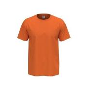 Stedman Comfort Men T-shirt Oransje bomull Medium Herre