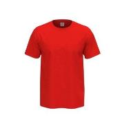 Stedman Comfort Men T-shirt Rød bomull Medium Herre