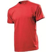 Stedman Comfort Men T-shirt Rød bomull X-Large Herre