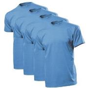 Stedman 4P Comfort Men T-shirt Lysblå bomull Large Herre