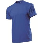 Stedman Comfort Men T-shirt Royalblå bomull Large Herre