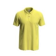 Stedman Polo Men Gul bomull Large Herre
